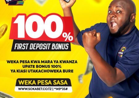 100,000/- TZS Welcome Bonus Daily